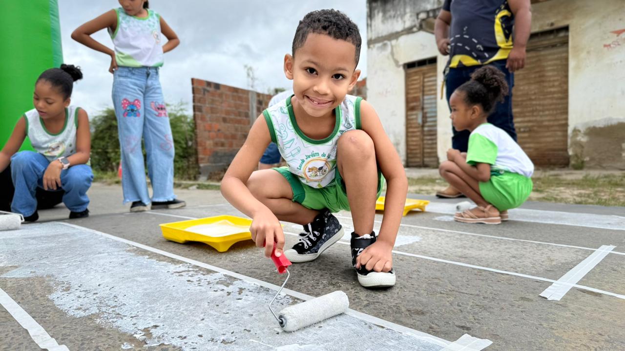  Aconteceu mais uma edição do projeto “Minha faixa, meu espaço”, realizado pelo Núcleo de Educação para o Trânsito da SUMTRAN