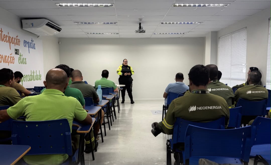 o Núcleo de Educação para o Trânsito esteve presente na unidade da Coelba em Jequié, promovendo um momento de diálogo e conscientização com seus colaboradores